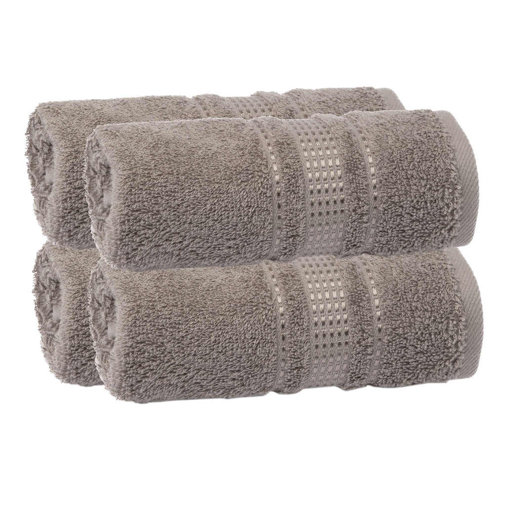 4 Pack 100% Turkish Cotton Fingertip Towels